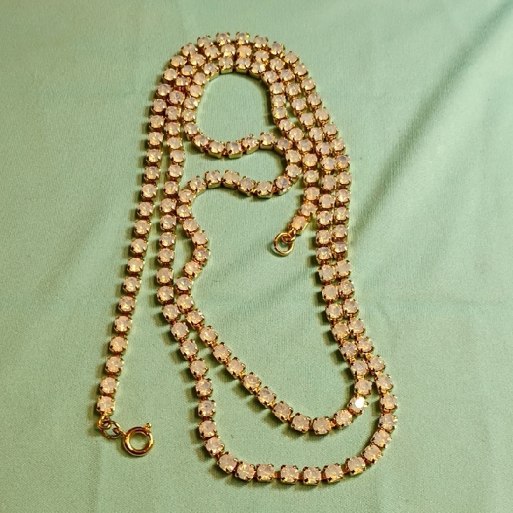 Vintage Gold and Cream Necklace